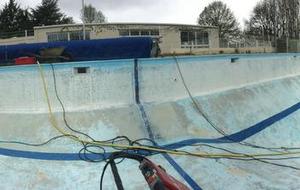 Travaux sur le bassin: LE GROS MORCEAU