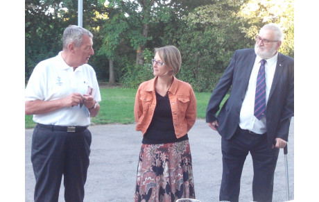 Acceuil de Francis Luyce vendredi soir