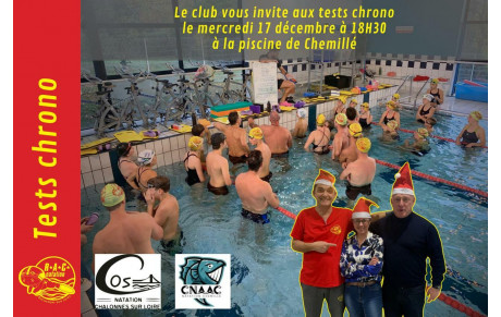 Tests chrono à Chemillé 17/12/2025